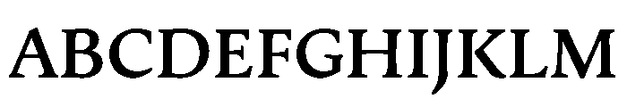Packard New Style Semibold Font UPPERCASE