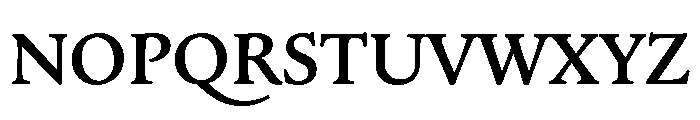 Packard New Style Semibold Font UPPERCASE