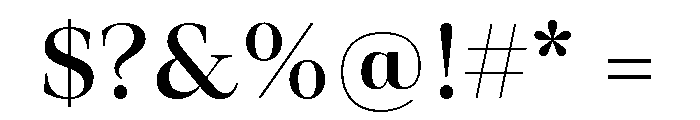 Palast Variable Medium Font OTHER CHARS