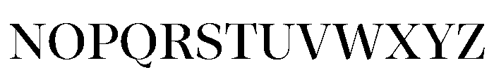 Palast Variable Medium Font UPPERCASE