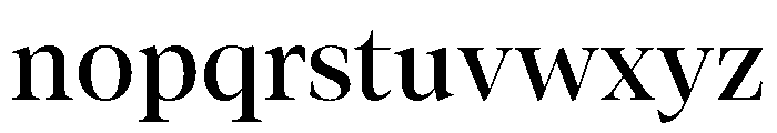 Palast Variable Medium Font LOWERCASE
