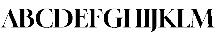 Palast Variable Regular Font UPPERCASE
