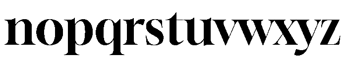 Palast Variable Regular Font LOWERCASE