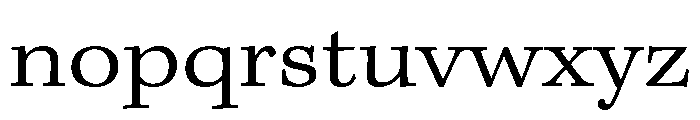 Palatino Linotype Light Font LOWERCASE