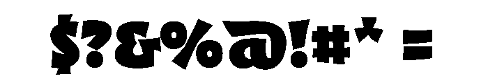 Pantelleria Heavy Font OTHER CHARS