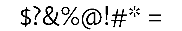 Pantelleria Light Font OTHER CHARS
