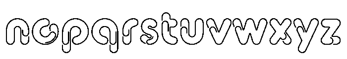 Paper Clip Nova Basic Font LOWERCASE
