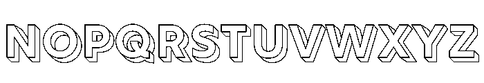 Paper Clip Nova Bold Font UPPERCASE