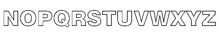 Paper Clip Nova Heavy Font UPPERCASE