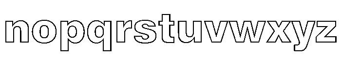 Paper Clip Nova Heavy Font LOWERCASE