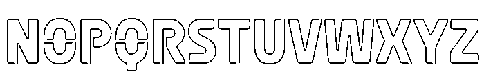 Paper Clip Nova Medium Font UPPERCASE