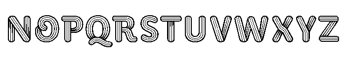 Paper Clip Nova Regular Font UPPERCASE