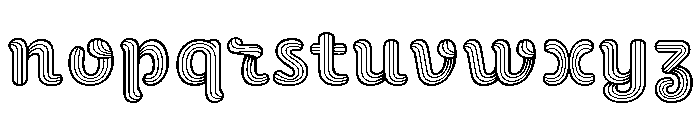 Paper Clip Nova Regular Font LOWERCASE
