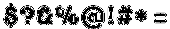 Paper Clip Nova Solid Font OTHER CHARS