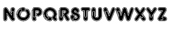 Paper Clip Nova Solid Font UPPERCASE