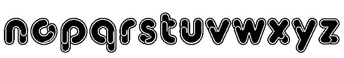 Paper Clip Nova Solid Font LOWERCASE