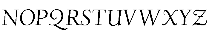 Papyrus Italic Font UPPERCASE