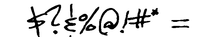 Papyrus Medium Font OTHER CHARS