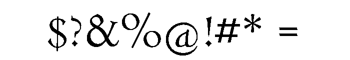 Papyrus Regular Font OTHER CHARS
