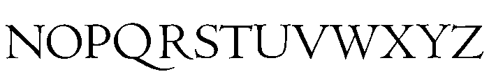 Papyrus Regular Font UPPERCASE