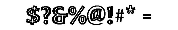 Paradise Point Variable Bold Font OTHER CHARS