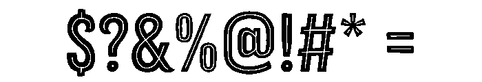 Paradise Point Variable Regular Font OTHER CHARS