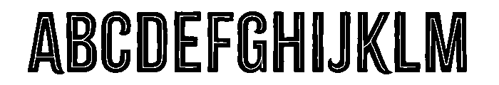 Paradise Point Variable Regular Font UPPERCASE