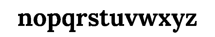 Parastoo Bold Font LOWERCASE