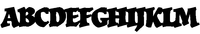 Parliament Bold Font UPPERCASE