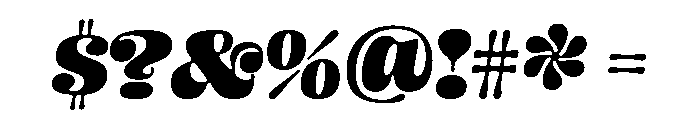 Parliament Medium Italic Font OTHER CHARS