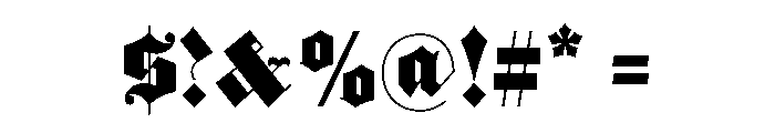 Parliament Regular Font OTHER CHARS