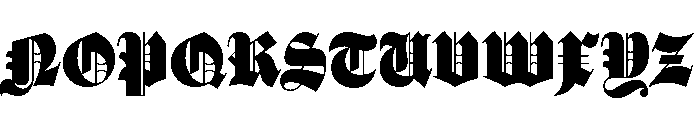 Parliament Regular Font UPPERCASE