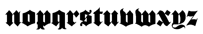 Parliament Regular Font LOWERCASE