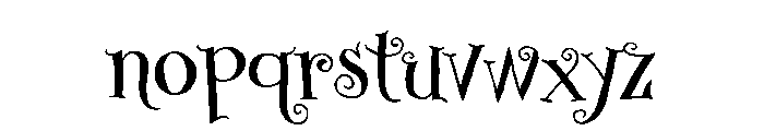 Pauline Didone Variable Heavy Font LOWERCASE
