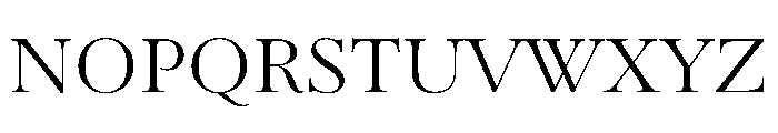 Pauline Didone Variable Light Font UPPERCASE