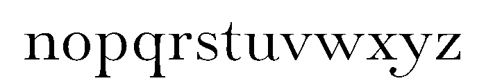 Pauline Didone Variable Light Font LOWERCASE