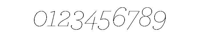 Pauline Didone Variable Thin Italic Font OTHER CHARS