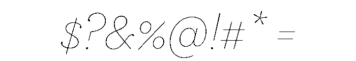 Pauline Didone Variable Thin Italic Font OTHER CHARS