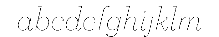 Pauline Didone Variable Thin Italic FONT