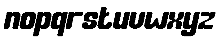PARTY HEART Bold Italic Font LOWERCASE