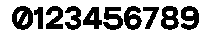 PaceForm Font OTHER CHARS