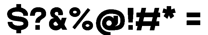 PaceForm Font OTHER CHARS