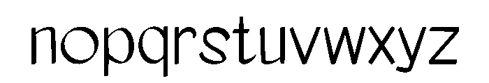 Pace Font LOWERCASE