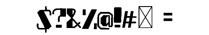 Pacenils Font OTHER CHARS