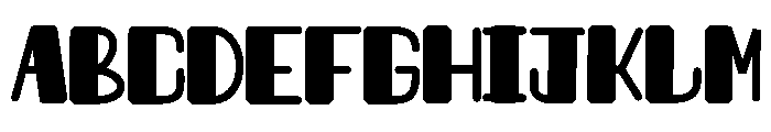 Pacenils Font UPPERCASE