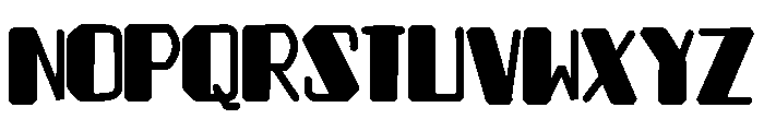 Pacenils Font UPPERCASE