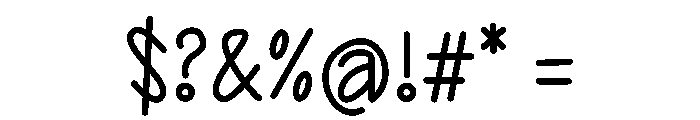 Paceoria Font OTHER CHARS