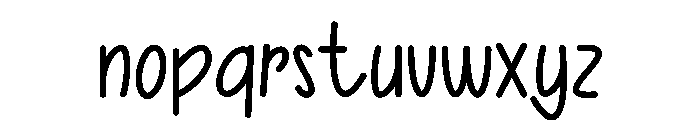 Paceoria Font LOWERCASE