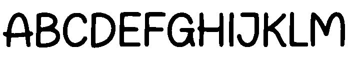 Pacifico Script Font UPPERCASE
