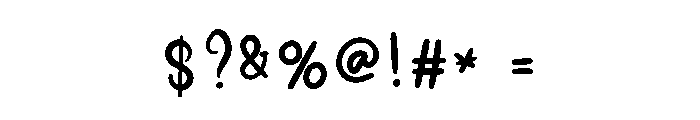 Packing Font OTHER CHARS